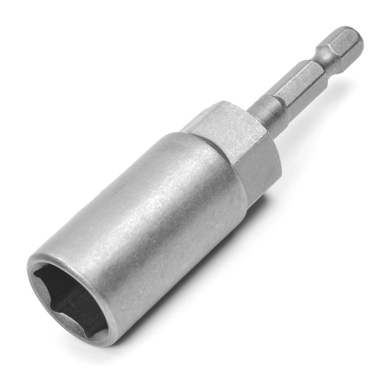 Utoolmart 1/4" Quick-Change Hex Shank 14mm Setter Impact Nut Driver Drill Bit Tool, 80mm Length Metric No-magnetic - Image 1